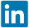 LinkedIn logo in blue square