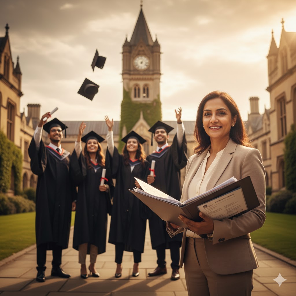 Group of business professionals raising hands together in teamwork gesture